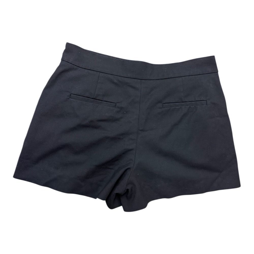 Zara Black Womens Shorts. Side Zipper. Sz L - Picture 4 of 12